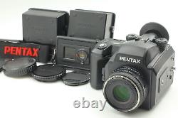 MINT Pentax 645N Medium Format Film Camera FA 75mm f2.8 Lens 120 220 back JPN