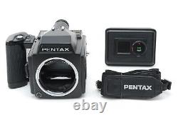 MINT-? Pentax 645 6x4.5 Medium Format Film Camera Body + 120 film back x2 JAPAN