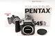 Mint Pentax 645 Medium Format Film Camera Body With 120 Film Back From Japan