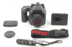 MINT Pentax 645 NII + SMC A 75mm f/2.8 + 120 Film back 6x4.5 From JAPAN #405