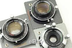 MINT TOPCON HORSEMAN 980 75mm 105mm 150mm Lens 120 Film Back x2 etc F/Japan