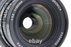 MINT ZENZA BRONICA SQ-A + ZENZANON PS 50mm f/3.5 Lens 6x6 120 Film Back
