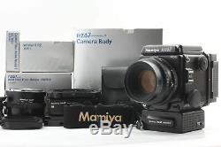 MINT in Box Mamiya RZ67 Pro II + 110mm F2.8 W + 120 & 220 Back Japan #2278