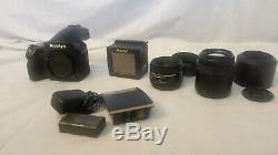 Mamiya 645AFD III Medium Format Digital Body, back, two Lens, and with extras