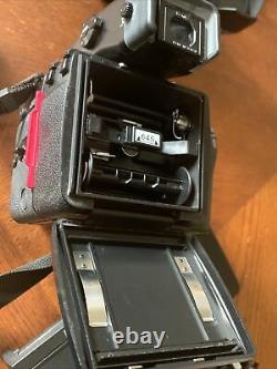 Mamiya 645AFD with 4 lenses, film backs