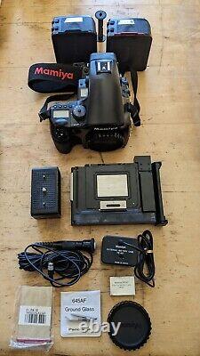 Mamiya 645AF Medium Format Camera + 150mm AF Lens, 3 Backs + LOTS OF EXTRAS