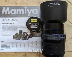 Mamiya 645AF Medium Format Camera + 150mm AF Lens, 3 Backs + LOTS OF EXTRAS