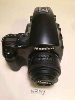Mamiya 645 AFD Medium Format Camera /w 80mm F2.8 AF Lens & 120/220 Film Back