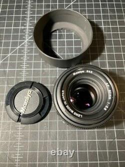 Mamiya 645 AFD with 80mm f/2.8 AF, 150mm f/3.5 AF, 6x4.5 film back and lens hoods