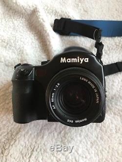 Mamiya 645 AF Medium Format Film Camera with 80mm f/2.8 and 120 Back