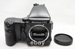 Mamiya 645 PRO AE Prism Finder Medium Format with Film Back & Winder Grip #230623i
