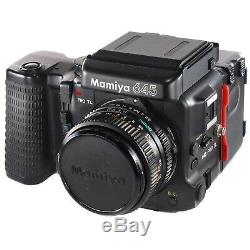 Mamiya 645 PRO TL with Sekor C 80mm f2.8 N + 120 Film Back + Waist Level Finder