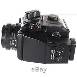 Mamiya 645 PRO with Sekor 80mm +120 Film Back HA401 + AE Prism Finder N + Crank