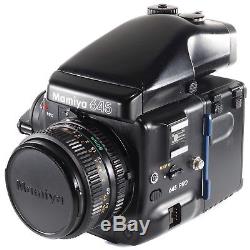 Mamiya 645 PRO with Sekor C 80mm f2.8 +120 Film Back + AE Prism Finder + Crank