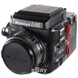 Mamiya 645 PRO with Sekor C 80mm f2.8 N + 120 Film Back + Waist Level Finder