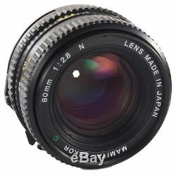 Mamiya 645 PRO with Sekor C 80mm f2.8 N + 120 Film Back + Waist Level Finder