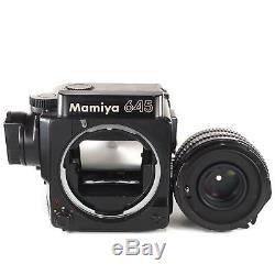 Mamiya 645 Super with Sekor C 80mm f2.8 +120 Film Back + AE Prism Finder + Crank