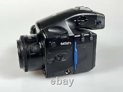 Mamiya AFD 645 6X4.5 medium format camera with 80mm 120/220 back