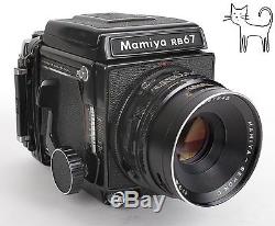 Mamiya RB67 Pro 6X7 Medium Format Camera with 127mm F3.8 lens 120 back WLF TESTED