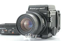 Mamiya RB67 Pro SD with K/L KL 90mm F3.5+Motorized+120 Film Back from Japan 486