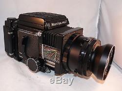 Mamiya RB67 Pro SLR Film Camera with 65mm f4.5 and 180mm C f4.5 Lens, backs, Kit