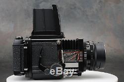 - Mamiya RB67 Pro S, 127mm Lens, Waist Level Finder, 3 Film Backs (av)