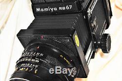 Mamiya RB67 Pro S 6x7 Camera w Sekor C 90mm F3.8 Lens WLF & 120 Film Back