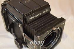 Mamiya RB67 Pro S Medium Format Camera Waist Level Finder 120 Film Back RB-67