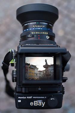 Mamiya RB67 Pro S Medium Format SLR Film Camera with 2 lenses and 2 backs
