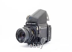Mamiya RB67 Pro S Prism Finder with Sekor C 90mm f/3.8 lens + Back + Polaroid back