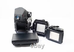 Mamiya RB67 Pro S Prism Finder with Sekor C 90mm f/3.8 lens + Back + Polaroid back