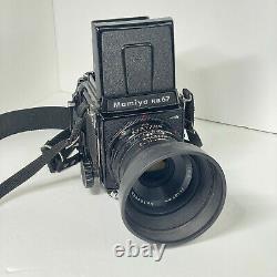 Mamiya RB67 Pro S with SEKOR 127 f/3.8 120 Film Back from JAPAN WithHood