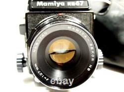 Mamiya RB67 Pro Sekor NB 127mm f/3.8 + 120 Film Back Japan NoC71241