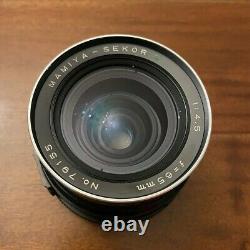 Mamiya RB67 Professional with 65mm f/4.5 C lens, 6x7 and 645 120 backs
