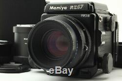 Mamiya RZ67 Pro II Sekor Z 110mm F/2.8 with Hood 120 film back EXC5 Japan0981