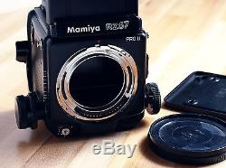 Mamiya RZ67 Pro II, Sekor Z 150mm f3.5 Lens, 120 Back, WL-Finder, Polaroid Back