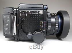 Mamiya RZ67 Pro II with 127mm F3.8 W Lens 120 Film Back From JAPAN