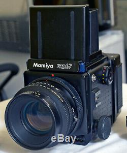 Mamiya RZ67 Pro WLF Pro II 220 Back Sekor KL 127mm f3.5 lens MINT