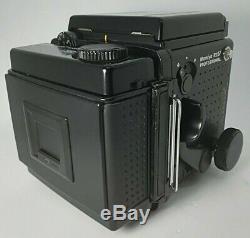 Mamiya RZ67 pro with waist level finder, 120 film back & sekor Z 180 f4.5W-N Japan
