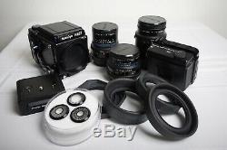 Mamiya RZ 67 Pro II, 2-120 Backs, 3 Lenses, Polaroid Back, Winder, LowePro pack