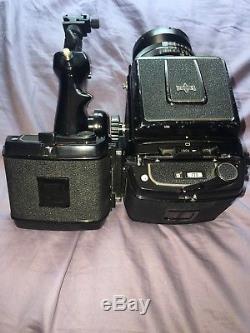 Mamiya Rb67 6x7 with 90mm lens, 180mm lens, Rare Grip, and two 120 backs