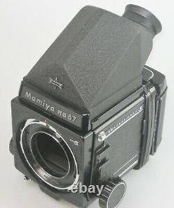 Mamiya Rb67 Professional S Body With Prism Finder And 120 Film Back-near Mint