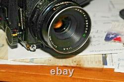 Mamiya Sekor W 90mm F/3.5 Lens RB67 Pro body waist L or hood, 120 back+9
