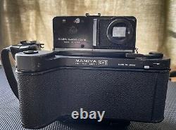Mamiya Universal Press 6x9 Medium Format Camera w, 6x7 back & original manual