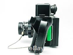 Mamiya Universal Press Body with Sekor 100mm F3.5 lens and Polaroid Back