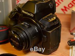 Mamiya ZD medium format digital camera + 80mm AF f2.8 + remote control back