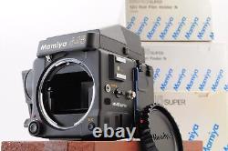 NEAR MINT+3 in BOX Mamiya M645 Super AE Prism Finder + 120 Film Back FromJPN