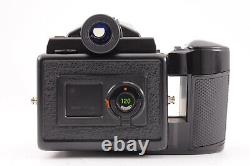 NEAR MINT +4 Pentax 645 + SMC A 45mm f/2.8 + 120 Film Back with Cap From Japan