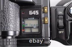 NEAR MINT+4 Pentax 645 + SMC A 55mm f/2.8 + 120 Film Back + Lens Cap FromJPN