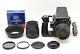 Near Mint Bronica Gs-1 Late Model With 65mm 100mm 120 Film Back 6x7 From Japan